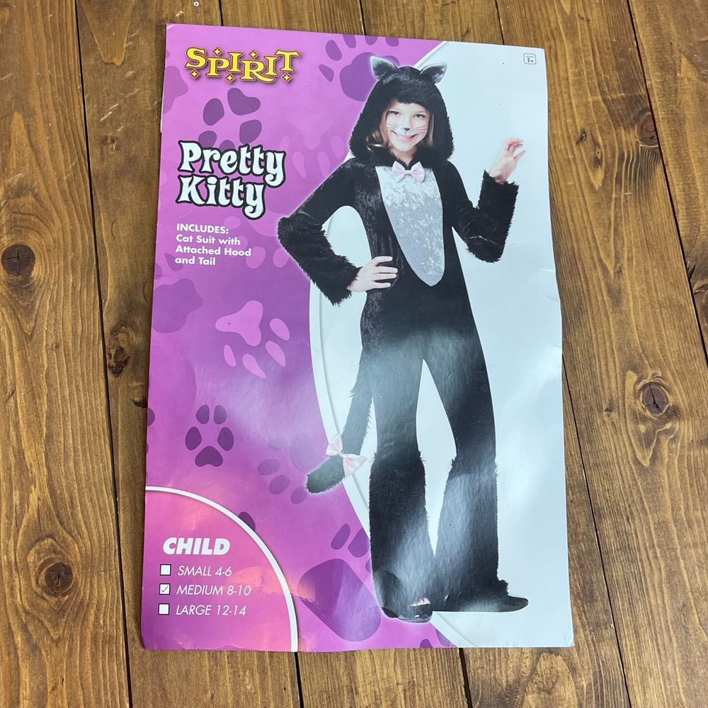 Spirit Pretty Kitty Black and White Costume